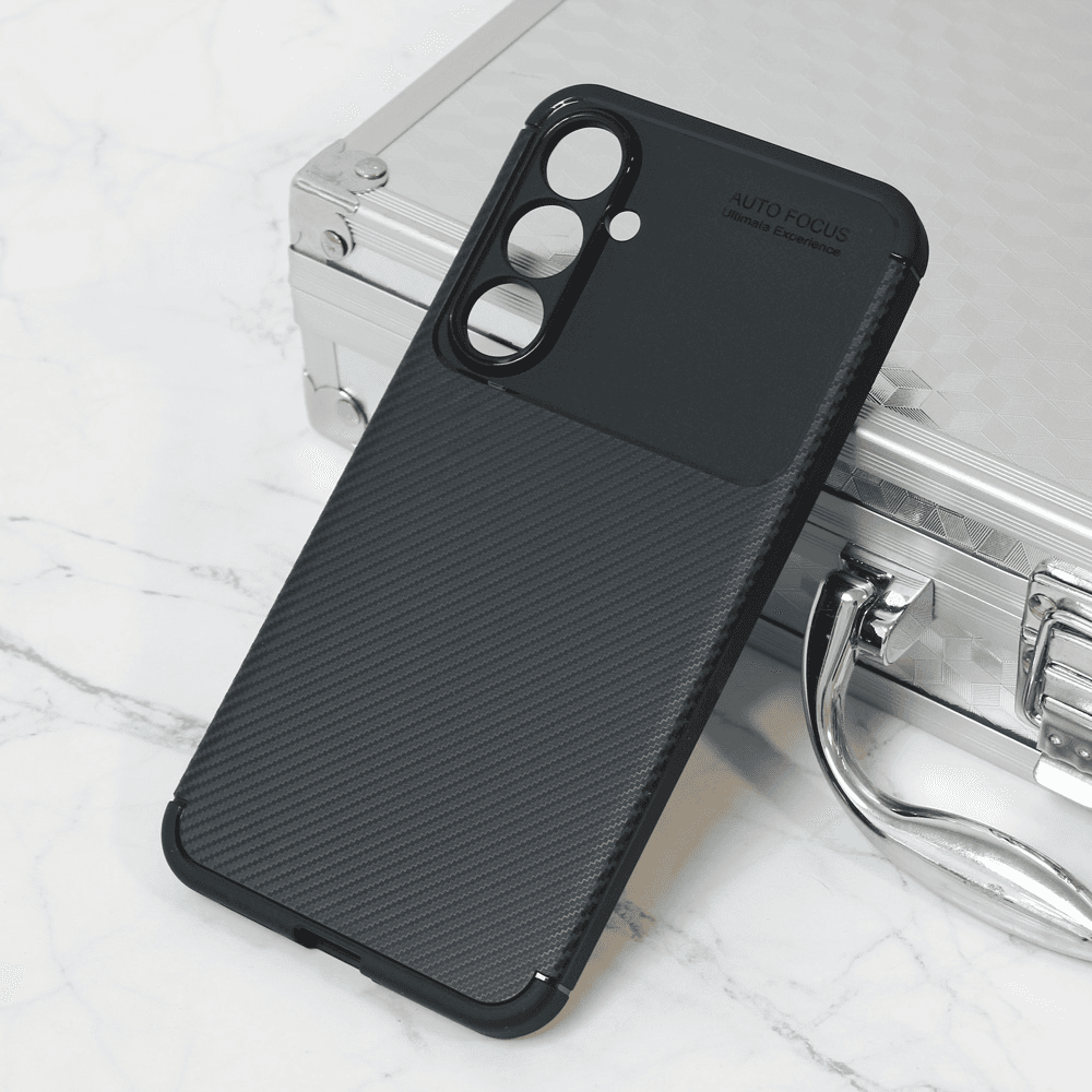 Maska za mobilni telefon Samsung Galaxy S23 FE DEFENDER CARBON, Crna