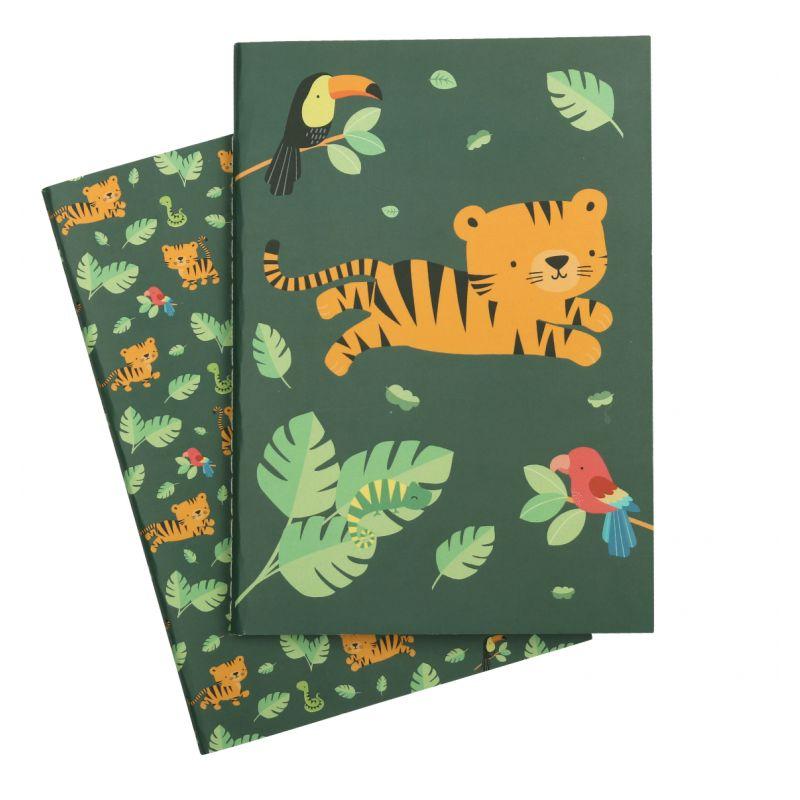 LITTLE LOVELY COMPANY Sveska Tigar, A5, 2 komada