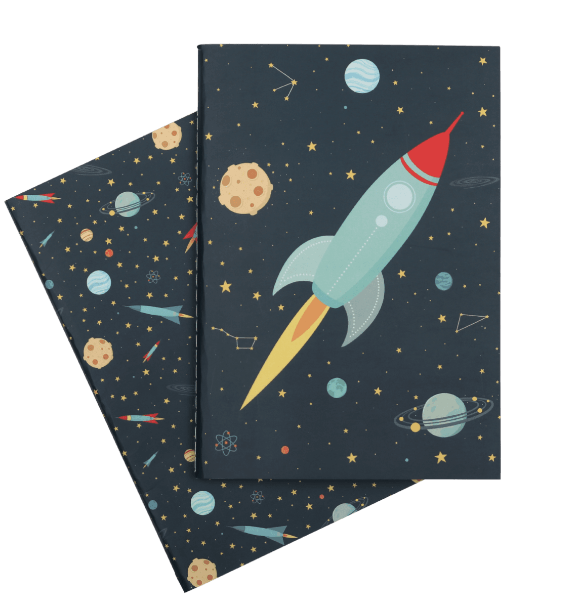 LITTLE LOVELY COMPANY Sveska Svemir, A5, 2 komada