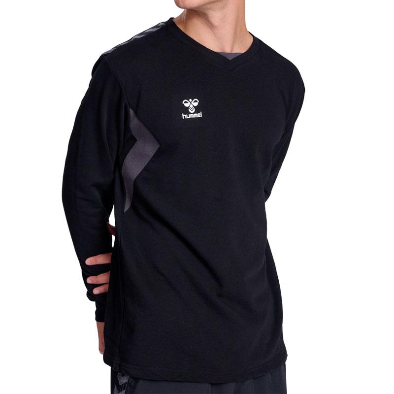HUMMEL Duks Hmlauthentic Co Training Sweat, Crni