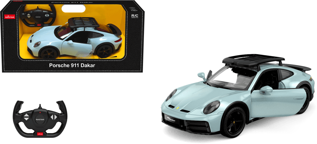 Porše 911 Dakar 1:14 Daljinski upravljač 10130, svetlo plava