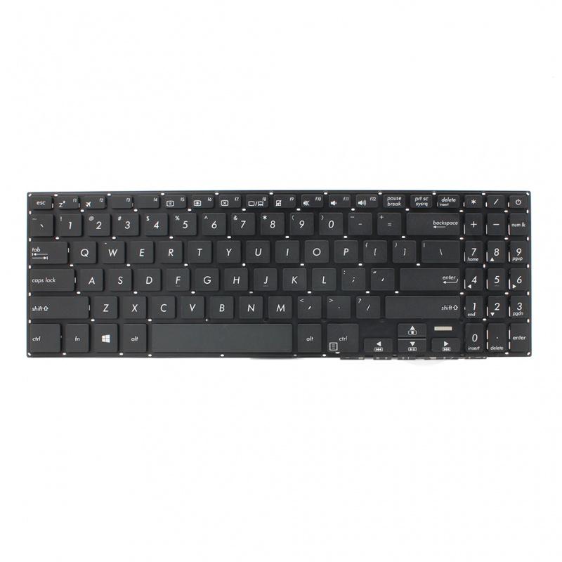 Asus Tastatura X560UD, USB, Membranska, Crna