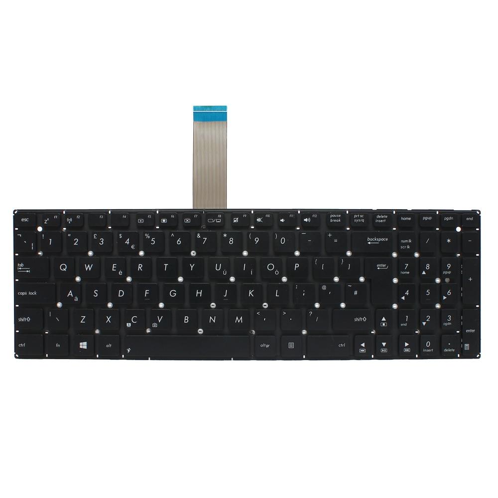 Asus Tastatura X550 QWERTY, Crna