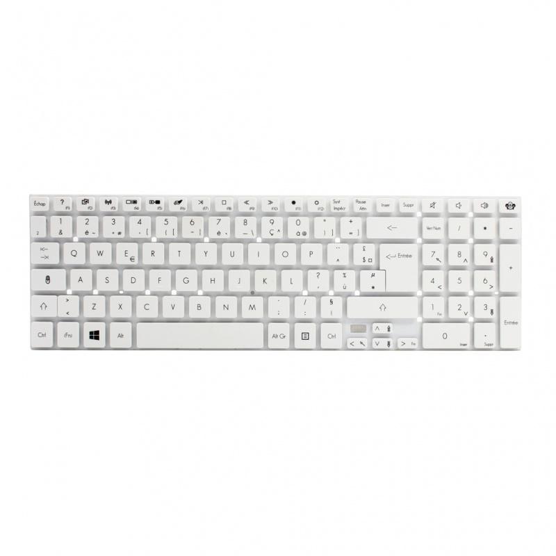 Tastatura za laptop Gateway NV52L/NV55S/NV57, Bela