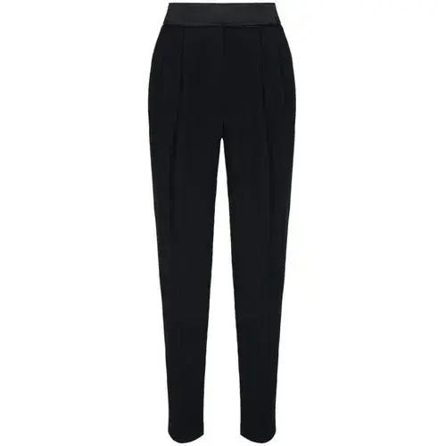 Ermanno Firenze Ženske pantalone D38ETPL05CRE-MF099, Crne