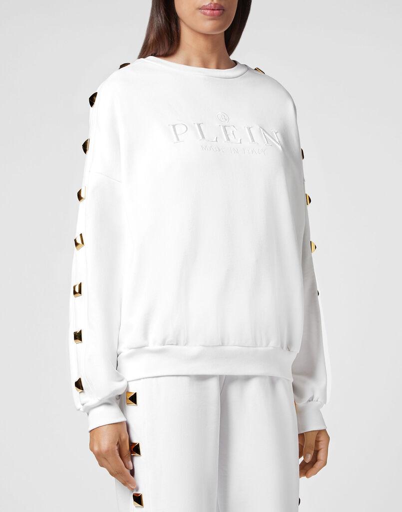 Philipp Plein Ženski duks SABCWJO0729PJO002N-01, Beli