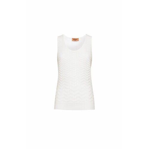 Missoni Ženska majica bez rukava DS22SK0EBK011L-14300, Bela