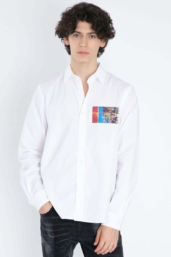 Kenzo Muška košulja FC55CH4035DE-01B, Bela