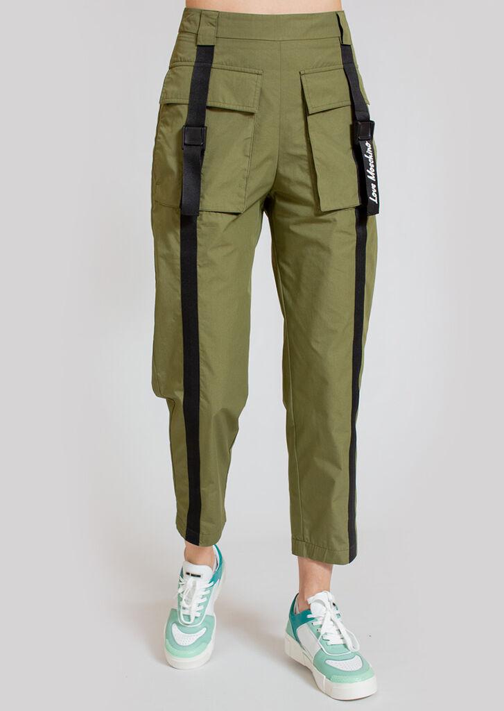 Love Moschino Ženske pantalone WPA7980T245A-R48, Maslinaste