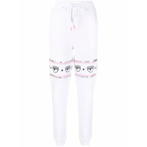 Chiara Ferragni Ženski donji deo trenerke 72CBAT03CFT02-003, Beli