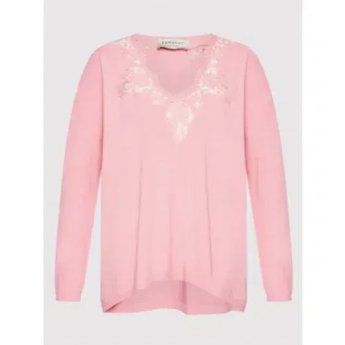 Ermanno Firenze Ženski džemper D40EM007E51-421, Roze