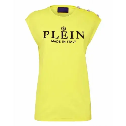 Philipp Plein Ženska majica kratkih rukava SABCWTK2347PJO002N-29, Žuta