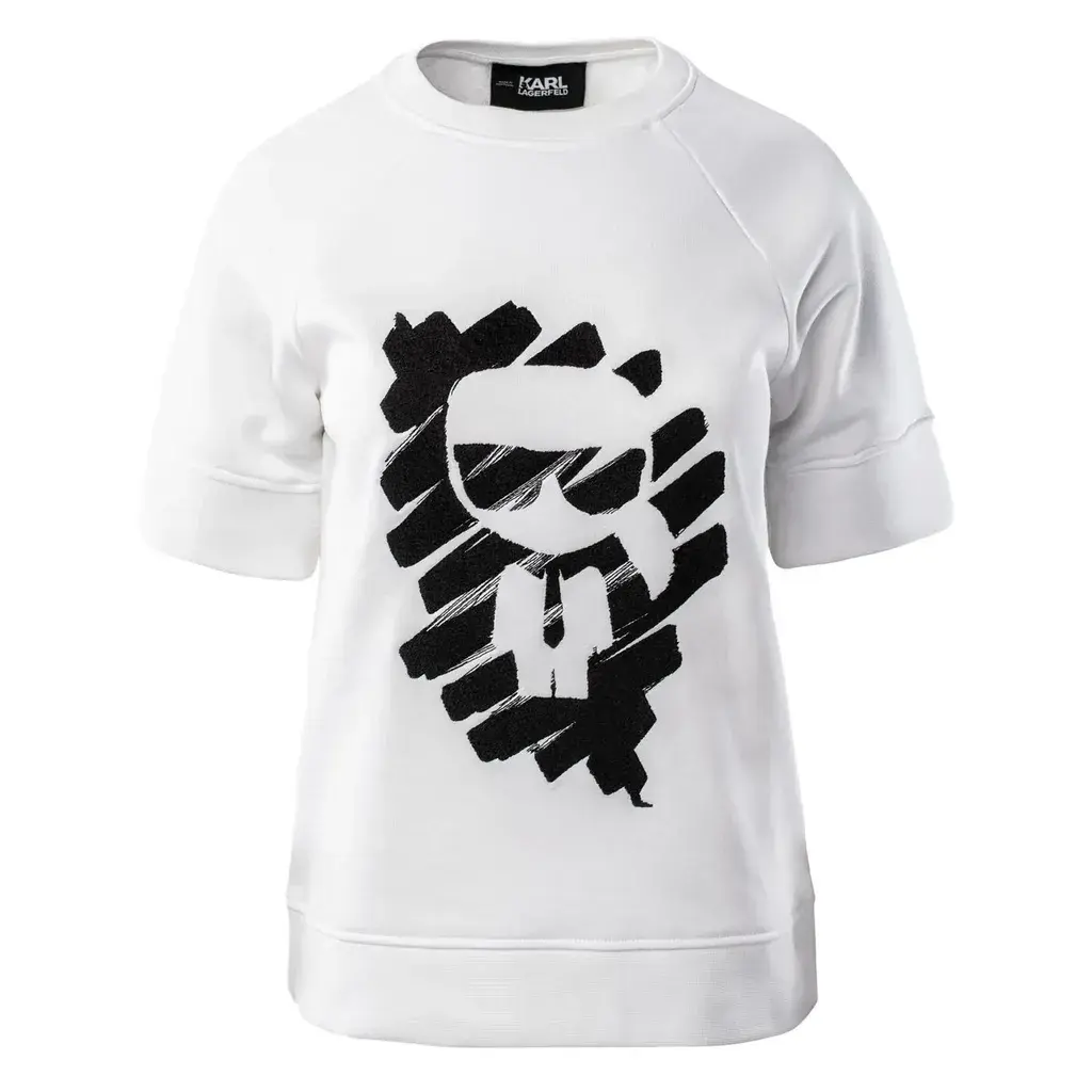 Karl Lagerfeld Ženska majica kratkih rukava 211W1825-100, Bela