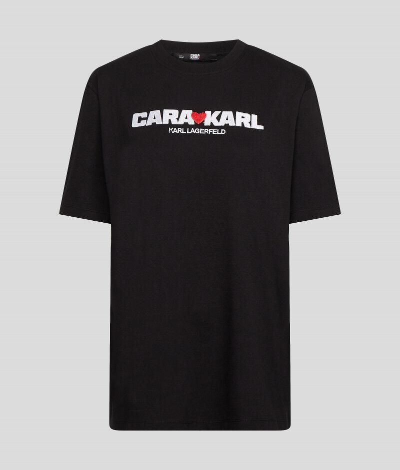 Karl Lagerfeld Ženska majica kratkih rukava 226W1760-999, Crna