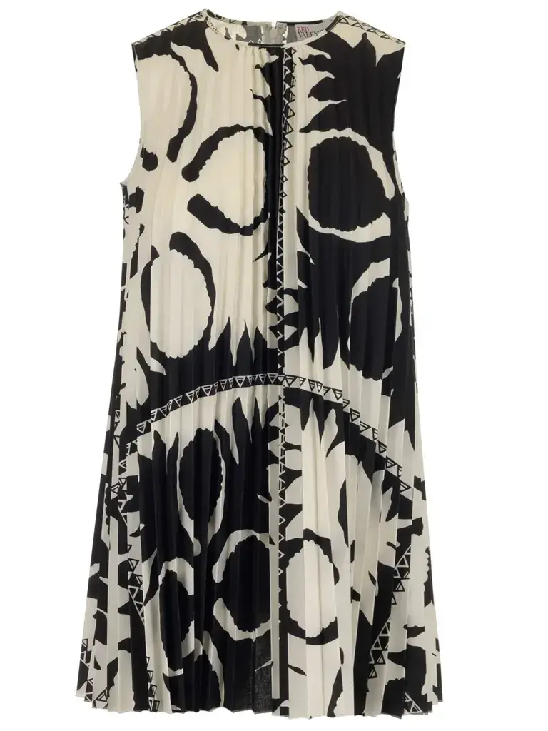 Red Valentino Ženska majica bez rukava VR0AEC705SA-0NO, Crno-bela