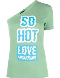 Love Moschino Ženska majica kratkih rukava W4H5901E2364-R07, Zelena