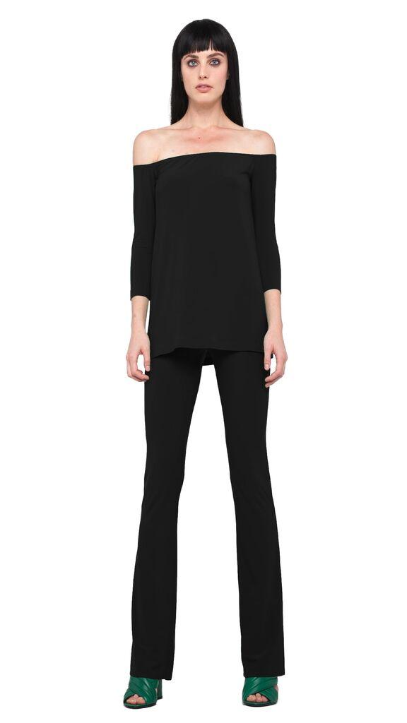 Norma Kamali Ženska bluza KK4266PL130001-BLACK, Crna