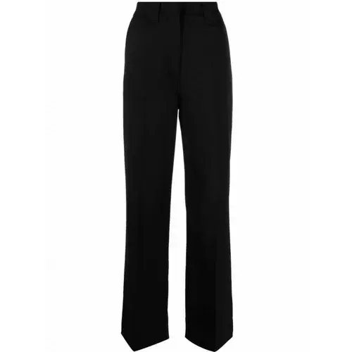 Ganni Ženske pantalone F6672-099, Crne