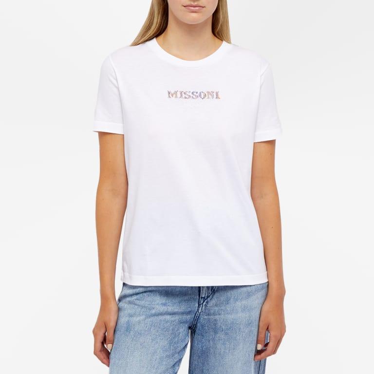Missoni Ženska majica kratkih rukava MIDC22WL00-S013U, Bela