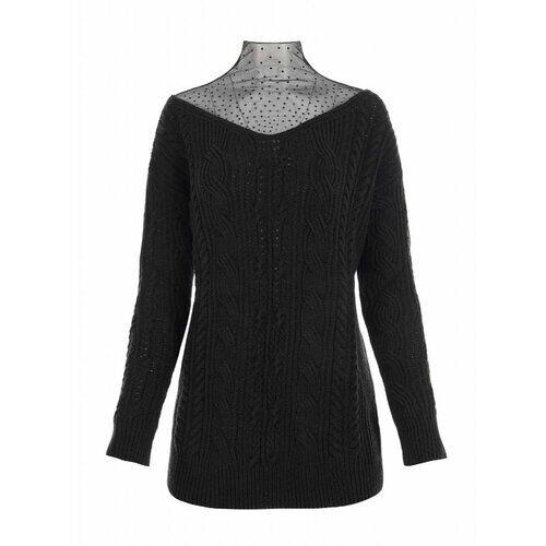 Ermanno Firenze Ženski džemper D39ETMG42MDL-MF099, Crni