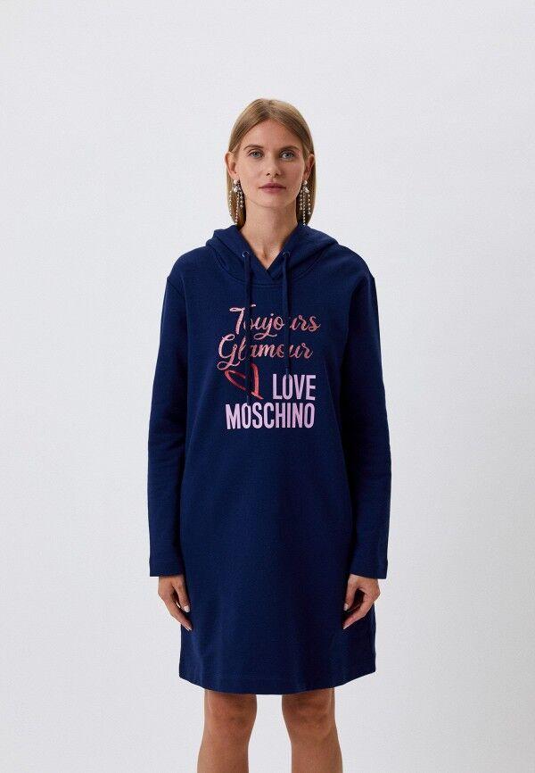 Love Moschino Ženska haljina W5B1904M4055-Y58, Teget