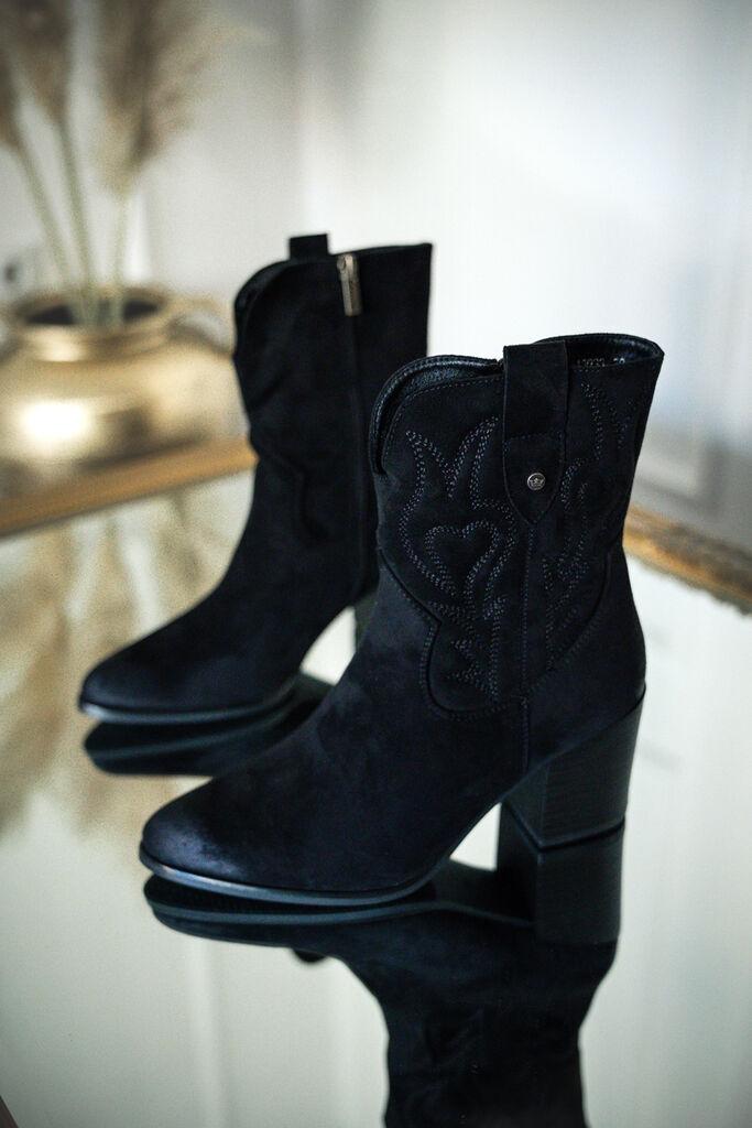 Obuća Trend Ženske kaubojske čizme Nora, Crne