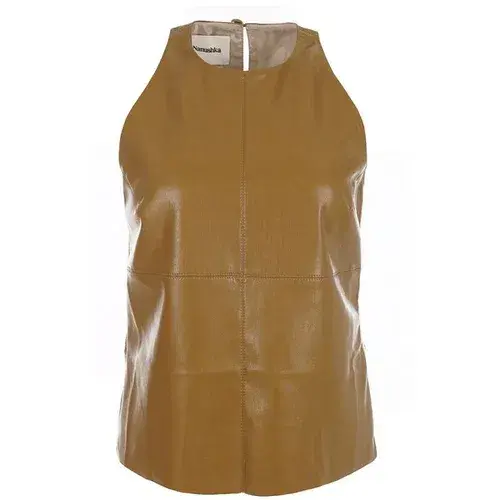 Nanushka Ženska bluza NW21PFTP01676, Braon