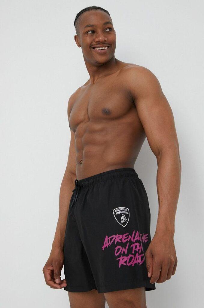 Lamborghini Muški šorc 72XBY00285093-899, Crni