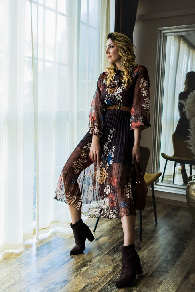 Obuća Trend Ženska haljina Olivija, Maxi, Crna