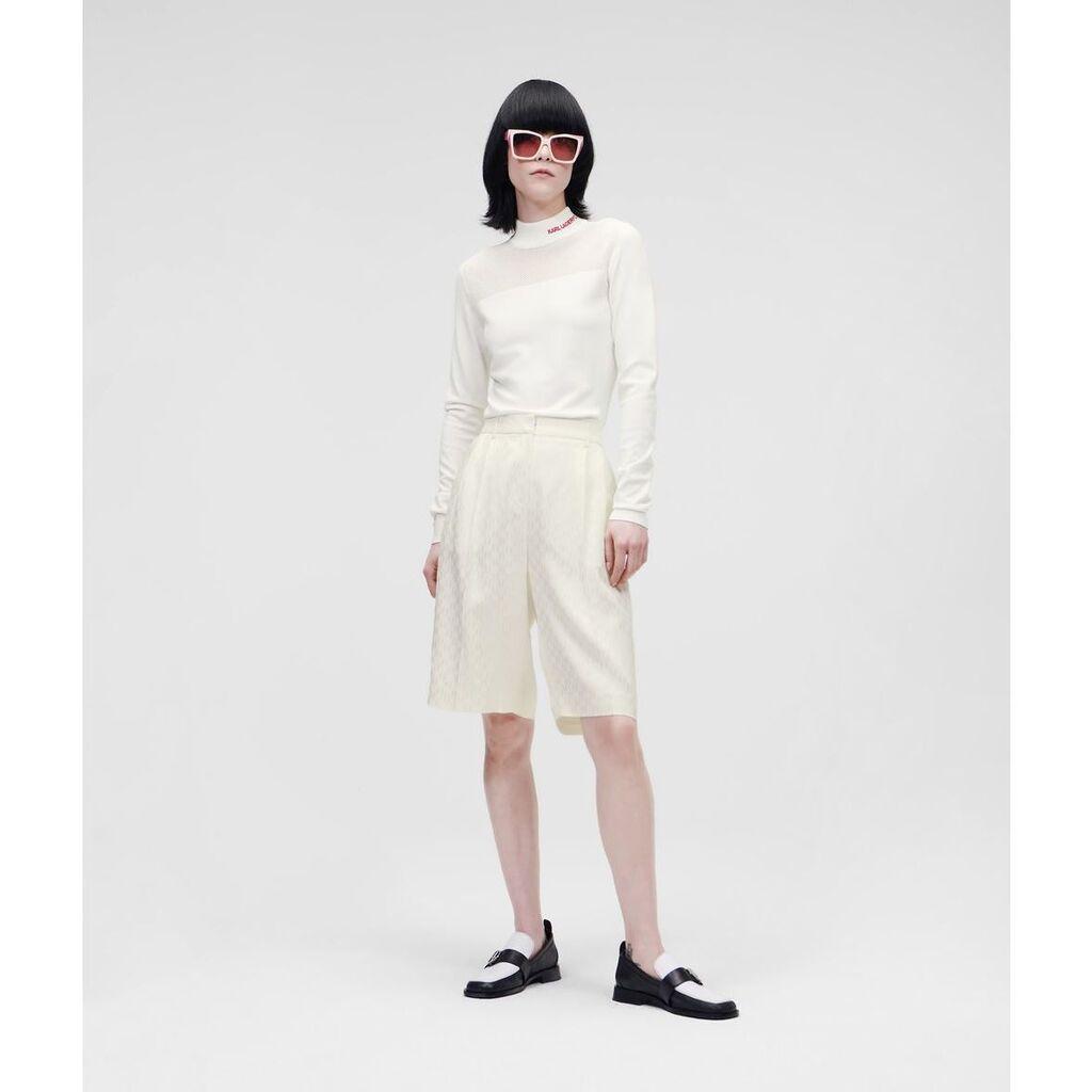 Karl Lagerfeld Ženski šorc 221W1007-110, Beli