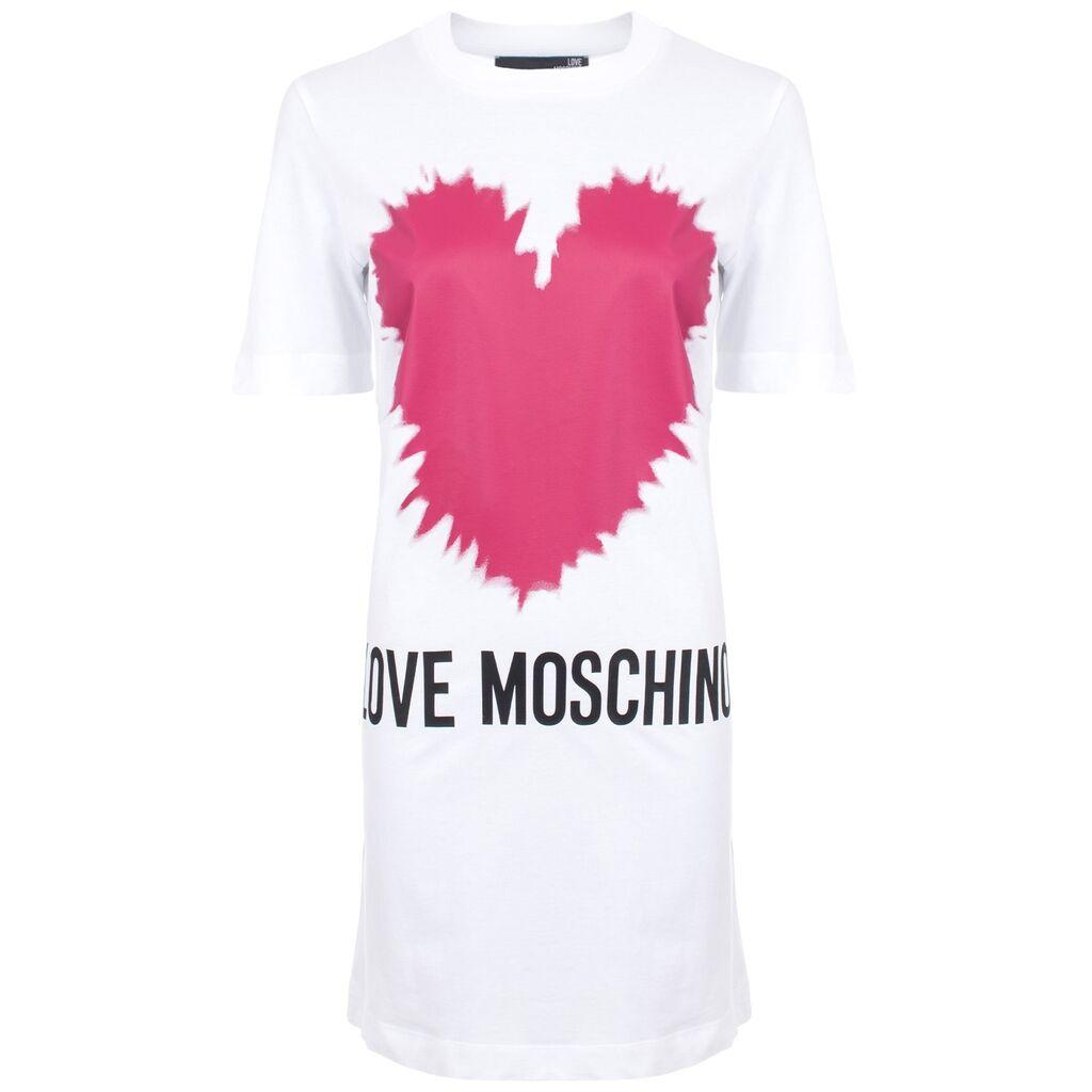 Love Moschino Ženska haljina W 5 A02 21 M 3876-A00, Bela