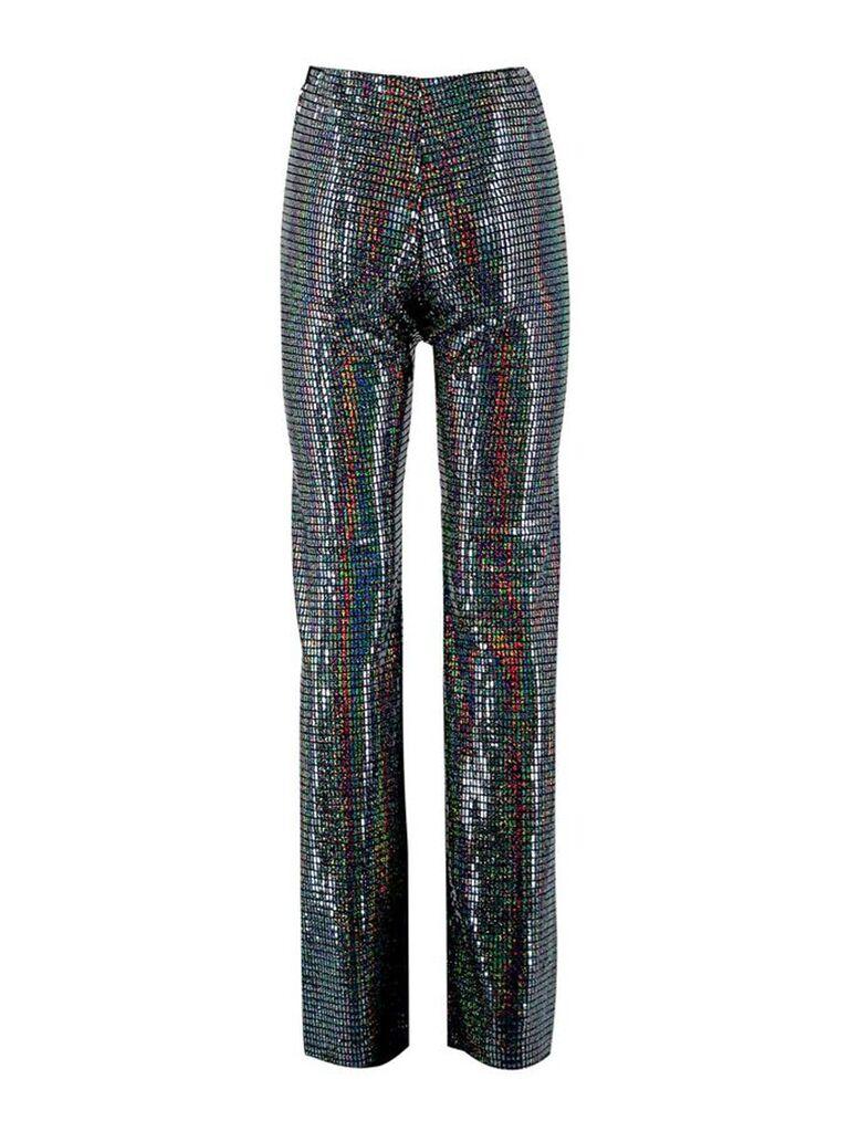 Chiara Ferragni Ženske pantalone 73CBA134J0038-899, Sive