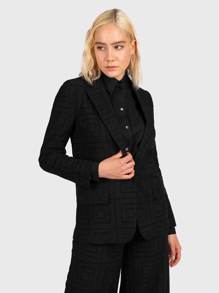 Karl Lagerfeld Ženski sako 221W1402-999, Crni