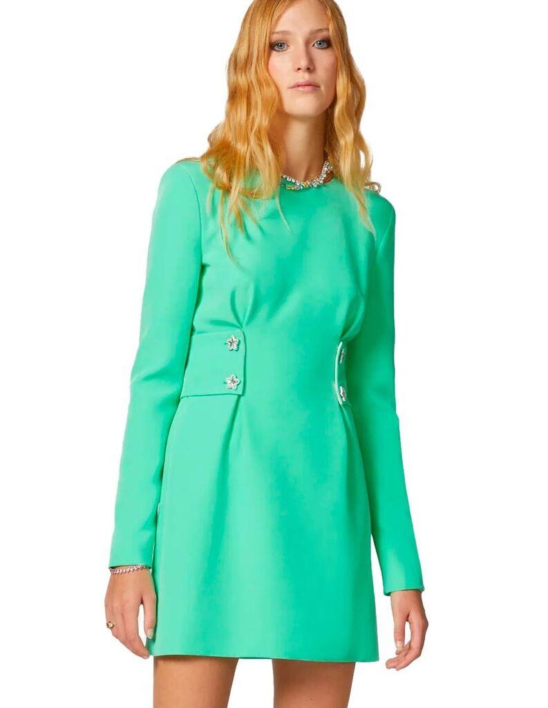 Chiara Ferragni Ženska haljina 73CBO920N0103-104, Zelena