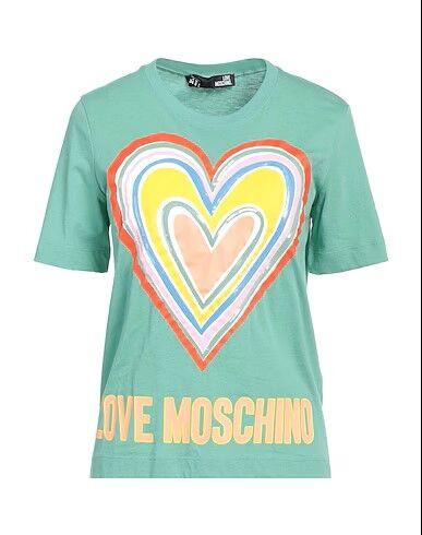 Love Moschino Ženska majica kratkih rukava W4F153OM3876-R07, Zelena