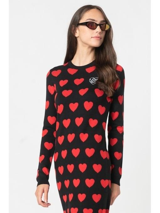 Love Moschino Ženska haljina WS63R11XA115-6016, Crna