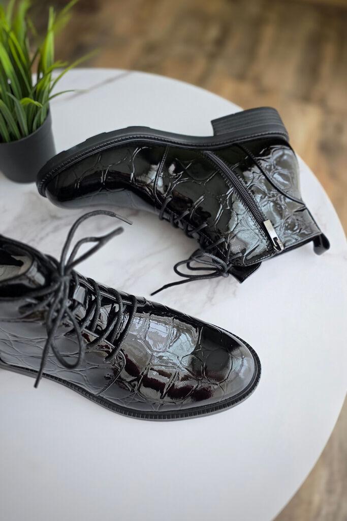 Obuća Trend Ženske lakovane duboke cipele, Crne