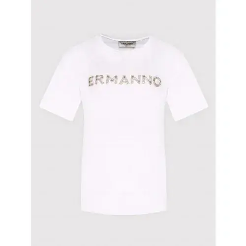 Ermanno Firenze Ženska majica kratkih rukava D40EL060EG3-10, Bela