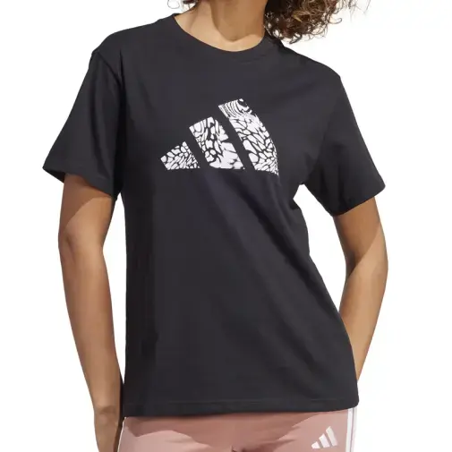 Adidas Ženska majica kratkih rukava Camo Tee, Crna