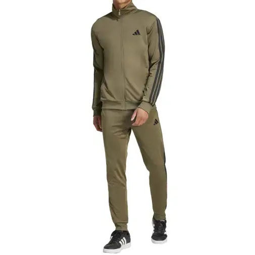 Adidas Muška trenerka M 3S TR TT TS, Maslinasta