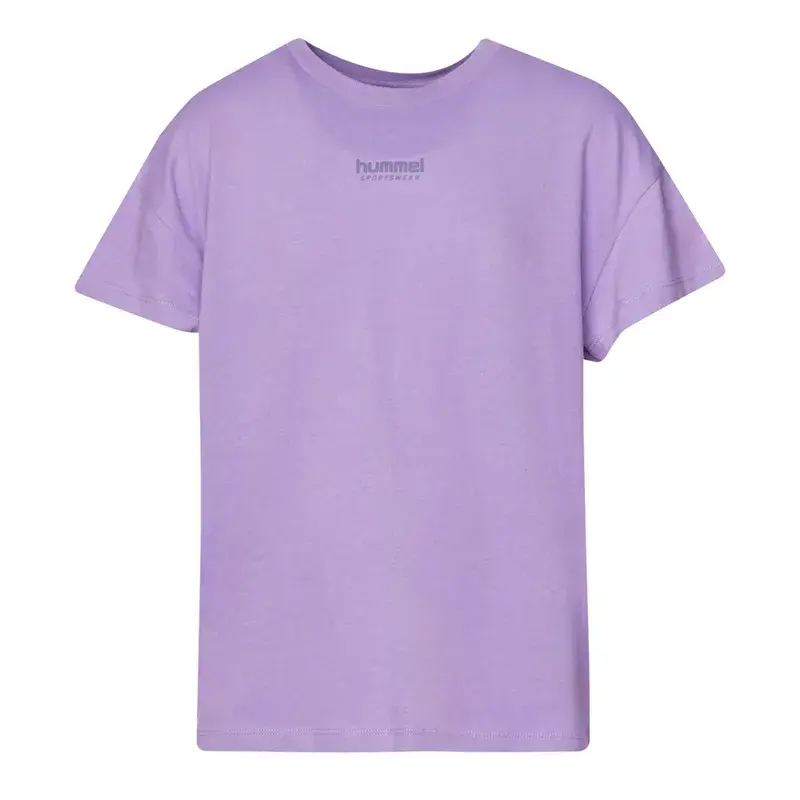 Hummel Majica za devojčice Hmlpeter Oversize, Ljubičasta