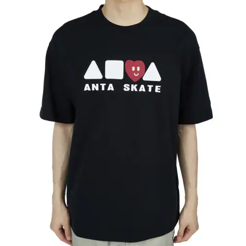 Anta Muška majica kratkih rukava SS Tee, Crna