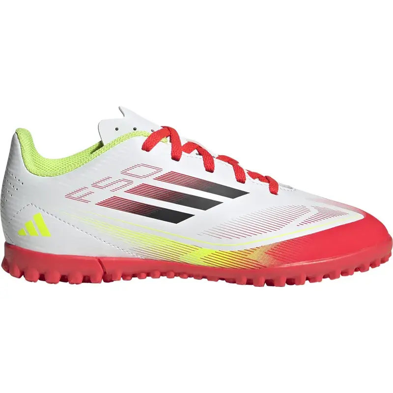 Adidas Patike za fudbal za dečake F50 Club TF J, Belo-crvene