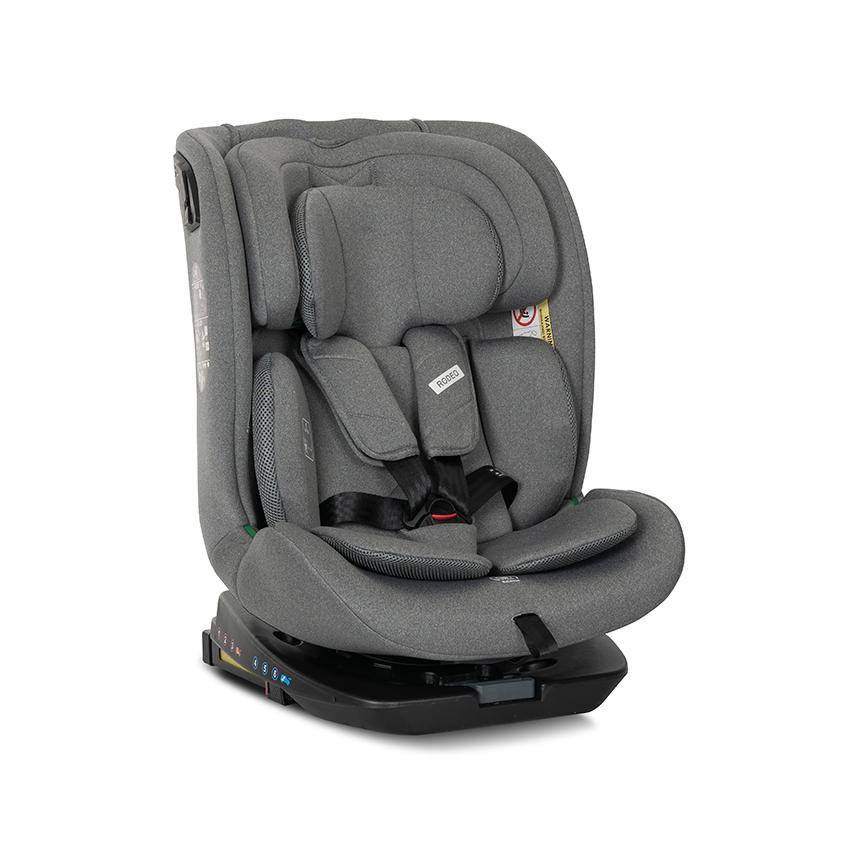 Lorelli Auto sedište Rodeo 40-150cm, Isofix, Siva