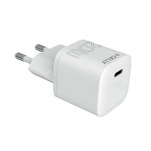Celly Kućni punjač UCTC1USBC20WWH, 20W, USB-C