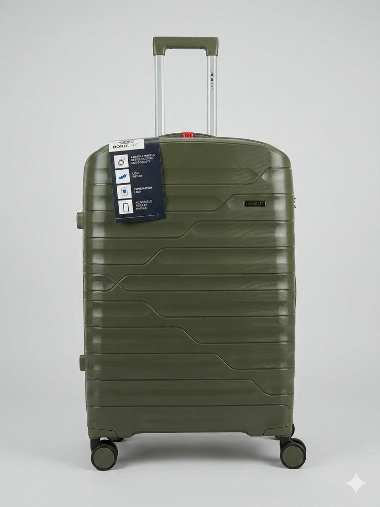 Bordlite Veliki Kofer JB2092, 48x76x28 cm, Maslinasti