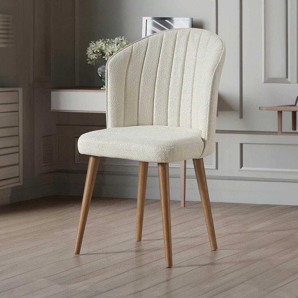 Hanah Home Set stolica Rubi, 52x85x42 cm, 2 komada, Krem