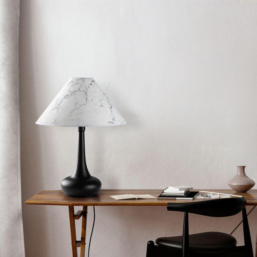 Opviq Stona lampa Luna-15253, 50x50x63 cm, IP20, Crno-bela
