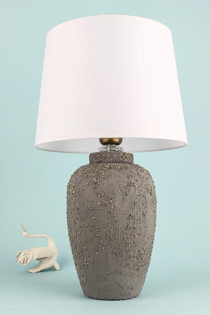 Opviq Stona lampa YL701, 29,5x22x50 cm, Sivo-bela