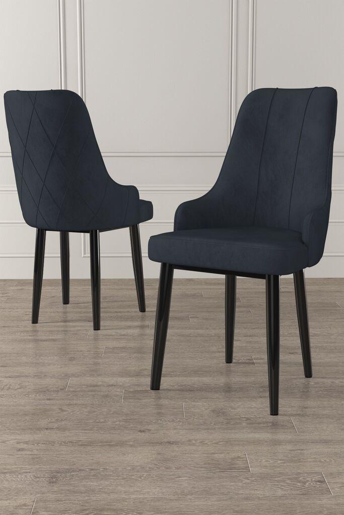 Hanah Home Set stolica Trex, 46x95x42 cm, 2 komada, Antracit-crne